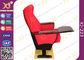 Rote große Eisen-Bein-Auditoriums-Theater-Stühle für die Konferenz feuerverzögernd fournisseur