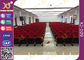 Dauerhafte rote Spitze herauf Auditorium sitzt Polypropylen Fram-Komfort-PU geformtem Schwamm vor fournisseur