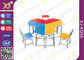 Metallrahmen MDF-Studenten-Schreibtisch und Stuhl eingestellt für Ausbildungsraum-Pulver beschichtet fournisseur