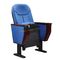 Blaue Gewebe-Hochschulkonferenzzimmer-/Vorlesungssals-Stühle mit drehen Schreibplatte fournisseur