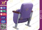 Purpurrote voll gepolsterte Abdeckungs-Auditoriums-Stühle in der kurzen Rückenlehne fournisseur