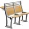 Hohe hintere Aluminiumlegierungs-Struktur-faltbare Schreibtisch-Auflage mit Sperrholz Seat fournisseur